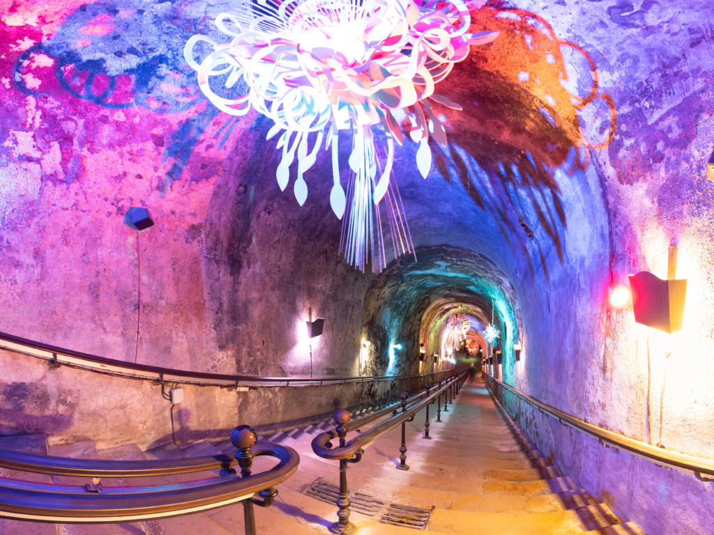Les caves de champagne Pommery