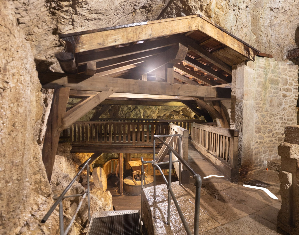 Die Mühlen von Col-des-Roches (Schweiz)