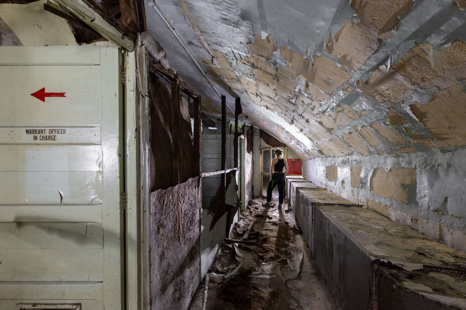 Ancienne salle des générateurs de la station de Bengħajsa, Malte